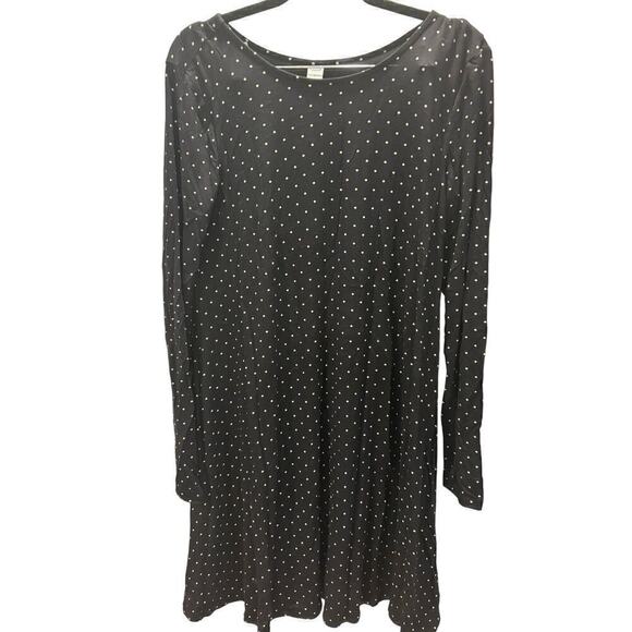 Old Navy Black and White Polka Dot Dress Size S - Picture 1 of 4